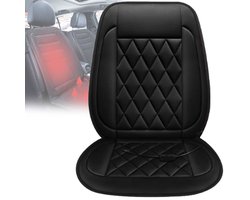 ApexArte® Autostoel Verwarming - Warmtekussen - Autostoelhoes Universeel - Zwart