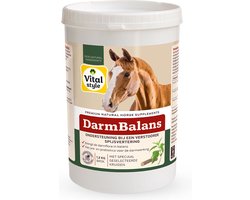 VITALstyle Darmbalans - Paarden Supplement - Voor Een Gezonde Darmfunctie - Met o.a. Zoethoutwortel & Mariadistel - 1,2 kg