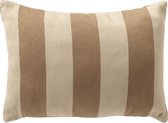 Dutch Décor CYRUS - Coussin d'extérieur 40x60 cm - déperlant et UV-résistant - Irish Cream - Beige