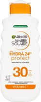 Garnier Ambre Solaire Hydra 24H Protect Lotion Zonnebrandcrème SPF30 175ml - Niet vet - Waterresistent - Vitamine Cg - Beschermt en hydrateert