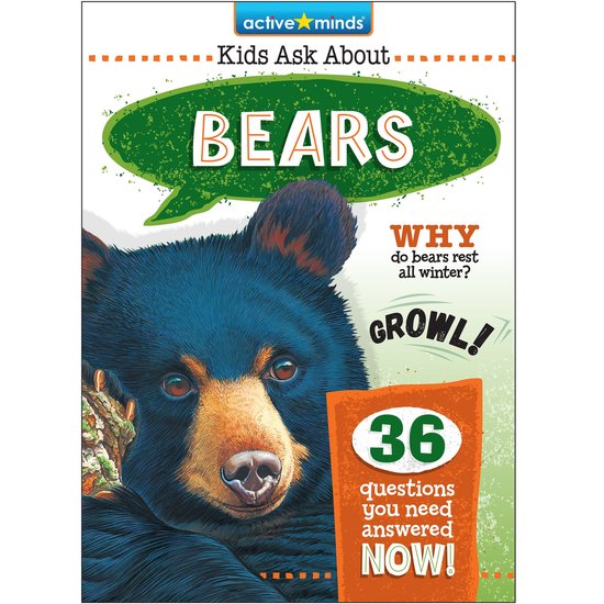 Active Minds Kids Ask About Bears - cover