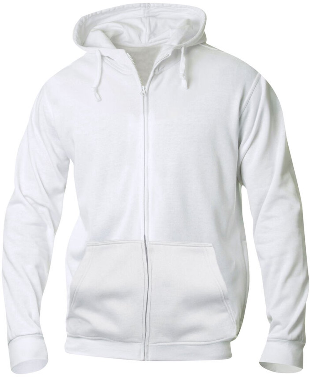 Basic hoody full zip wit m