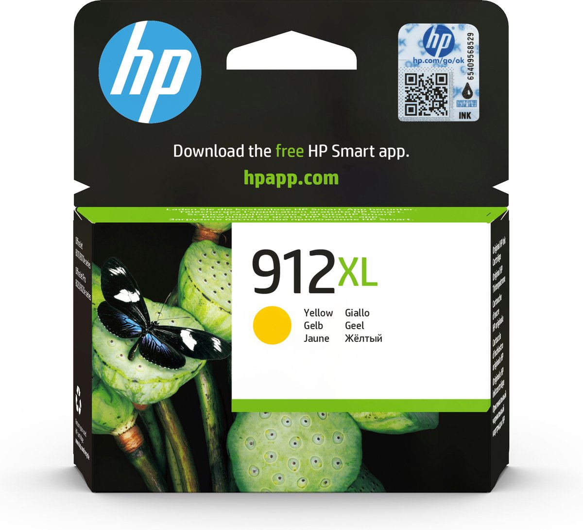HP 912XL Cartridge Geel