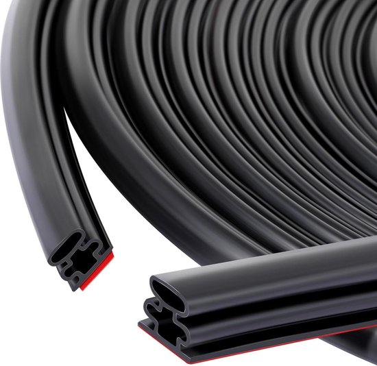 DQ-PP Fensterdichtung – Schwarz – 1 Meter – S-1125 Panorama – PVC Fenster – Gummidichtug Dichtband – Kunststofffensterdichtungen – ALU Profildichtung Türdichtung
