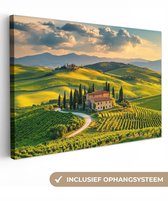 Tableau sur Décoration murale Toscane - Paysage - Vignobles - Décoration murale salon - Décoration chambre - Accessoires chambre - Peintures sur toile