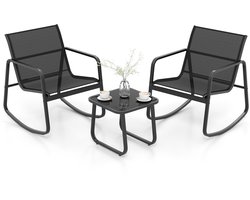 Top 10 Tuinmeubelsets en Hoezen 2026: COSTWAY 3-delige schommelset met tafel