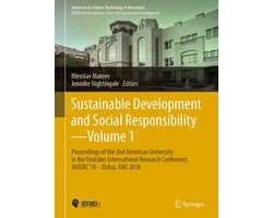 Advances in Science, Technology & Innovation- Sustainable Development and Social Responsibility—Volume 1