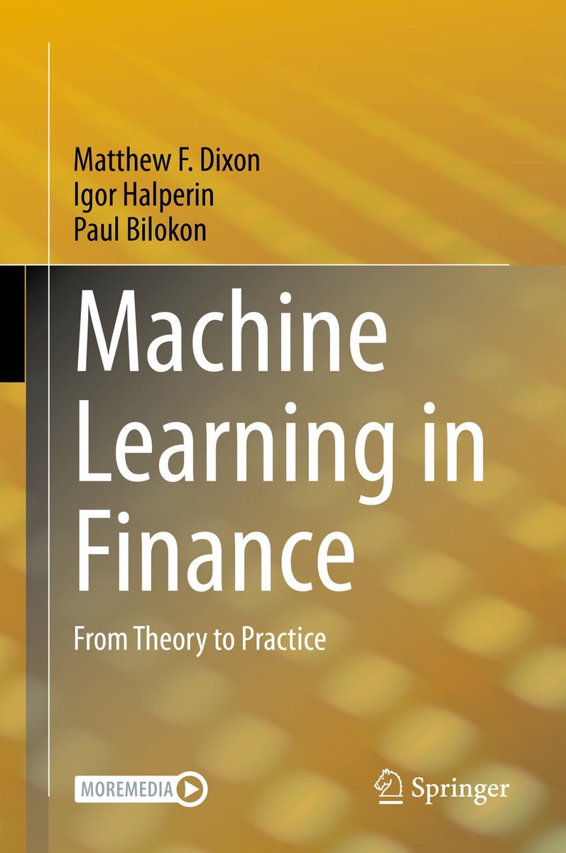 Omslag van Machine Learning in Finance