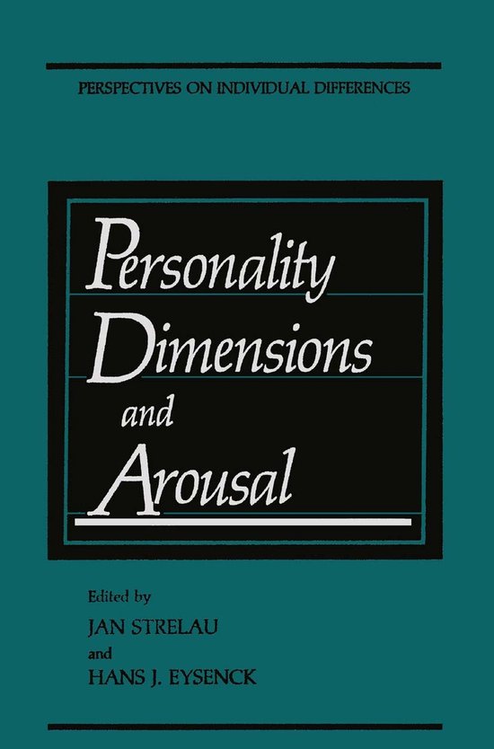 Personality Dimensions and Arousal - cover
