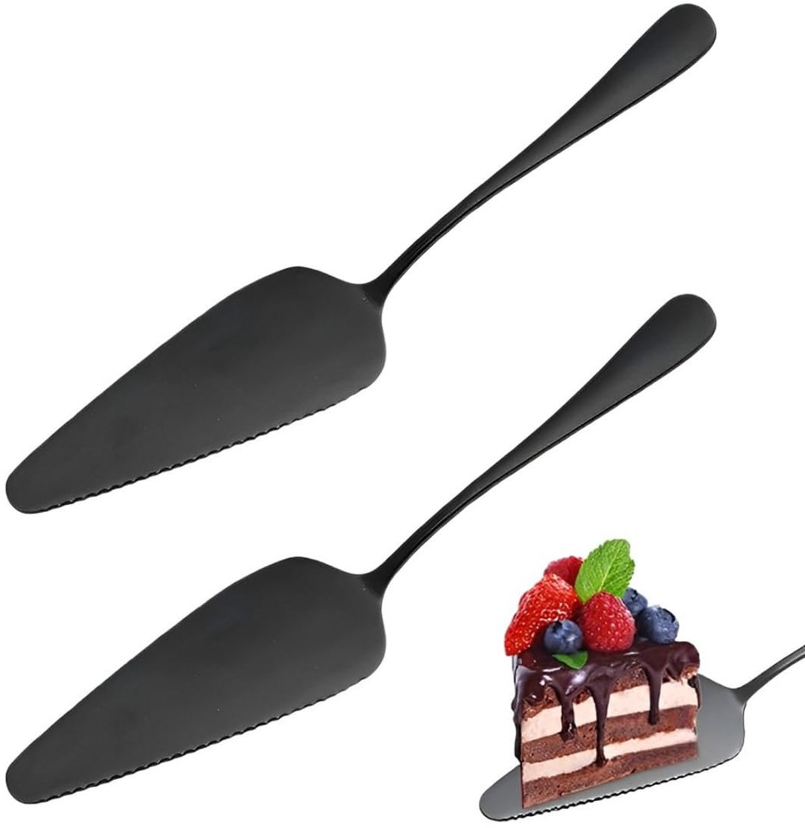 My Ninki ® Verfijnde Roestvrij Stalen Taartschep Set voor Keuken en Feestelijke Gelegenheden
