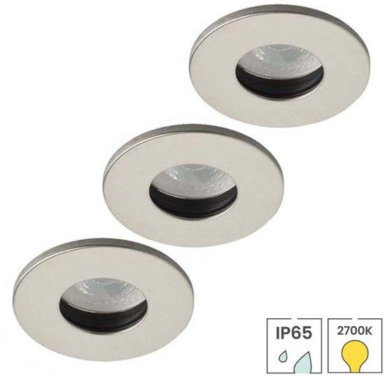 Inbouwspots Voor Buiten - 3-Stuks Set
