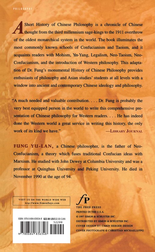 Short History of Chinese Philosophy
