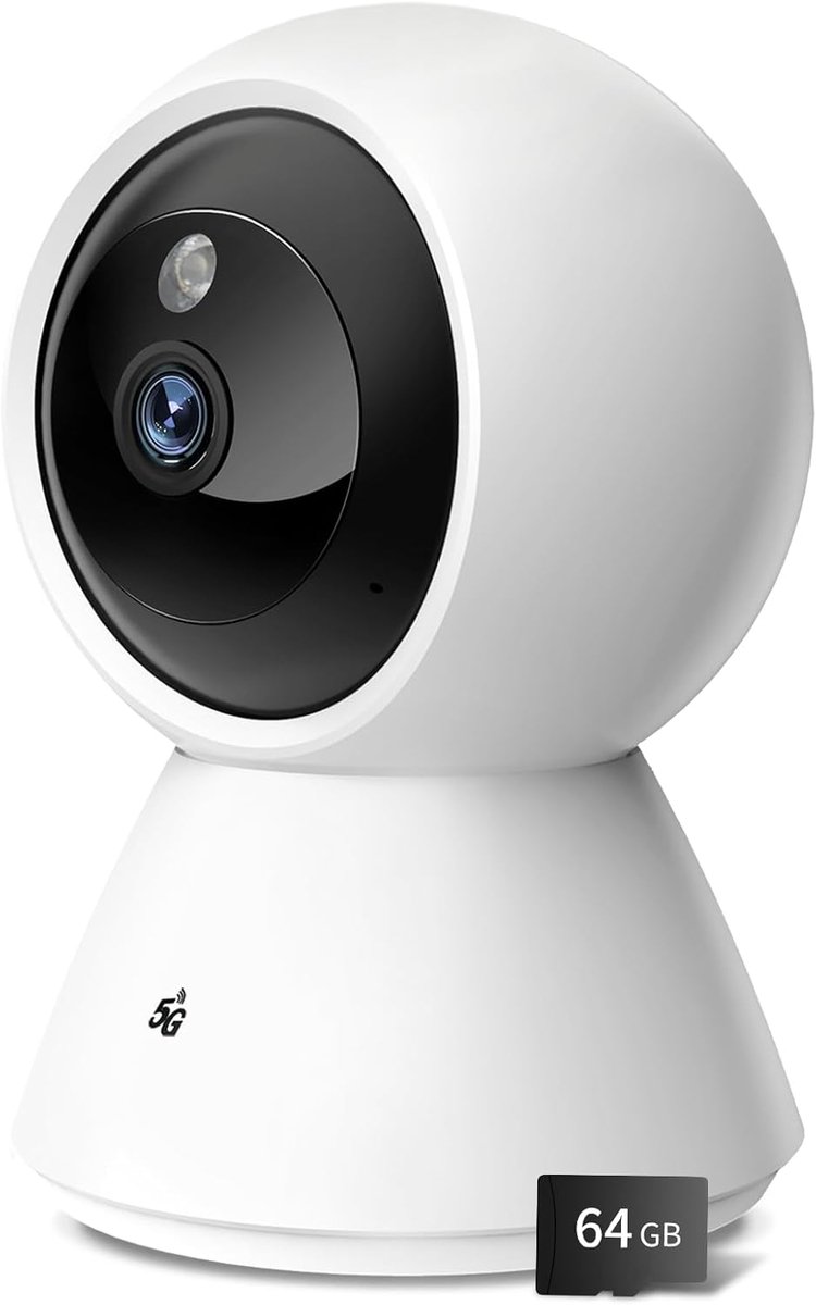 Interne WiFi-camera 4 MP met Nachtzicht en Bewegingsdetectie voor Binnengebruik - 2-Weeg Audio en Sirene