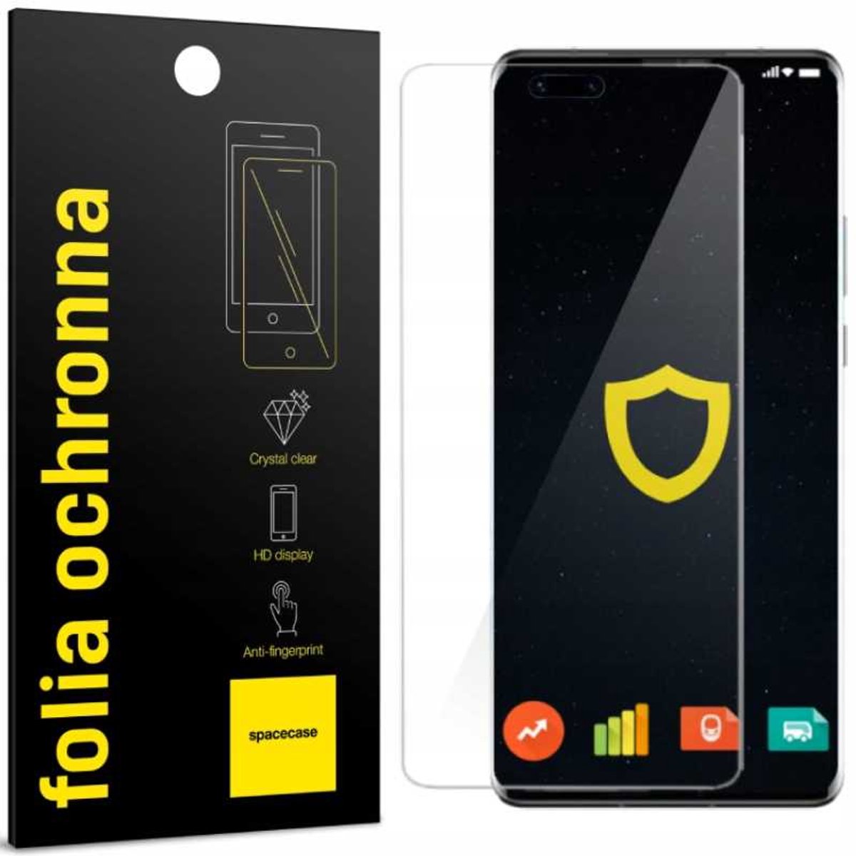 Spacecase Hydrogel Gehard Glas Voor Huawei P30 Pro 9H