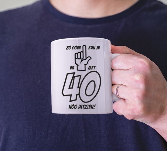 Mug Cadeau Beau 40 - Cadeau Anniversaire Femme - Cadeau Anniversaire Homme - Mug Anniversaire 40 - Happy Anniversaire