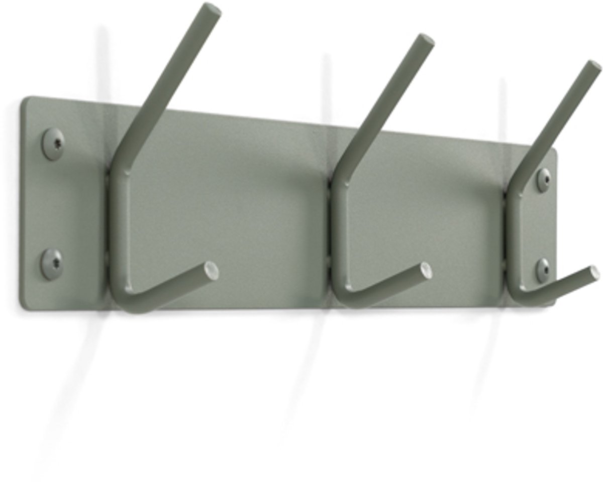 kapstok Fusion 3 - 3 haken - Staal de Spinder Design en Dusty Green – photo du produit