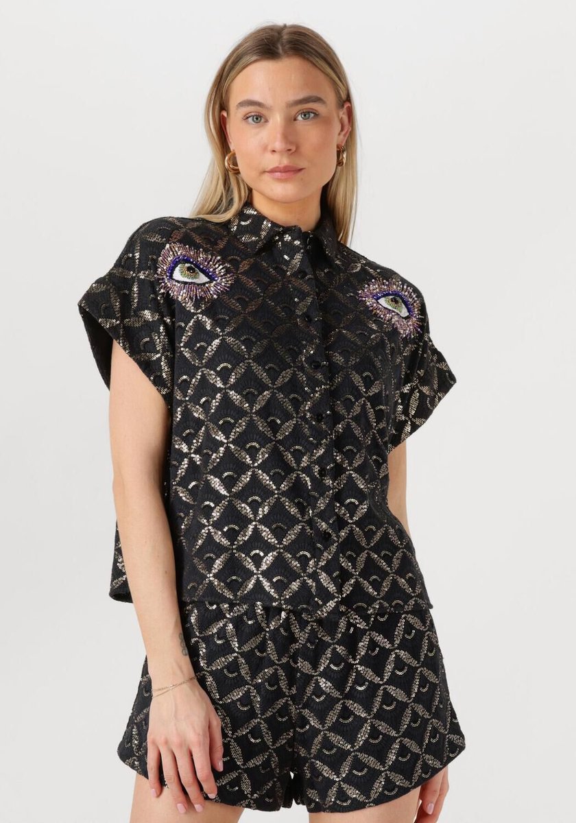 Wild Edith Dames - Jurken - Zwart - Maat S