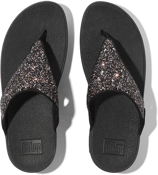 Sandales à entredoigts Glitter Multi FitFlop Lulu pour femme - Zwart Multi