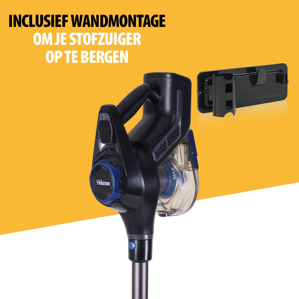 Tristar SZ-2390 Draadloze steelstofzuiger - Verlengde reinigingstijd - LED-verlichting - 250 W – foto 6
