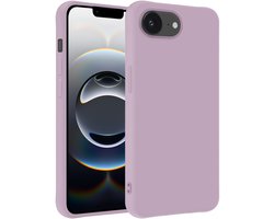 Hoesje - Geschikt voor Apple iPhone 16e / 17e - Sterk & Shockproof - Siliconen Case - Hoes Cover - Telefoonhoes - Lila