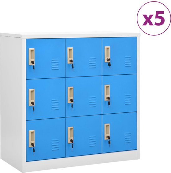 Lockerkast 38x40x180 cm staal zwart kopen