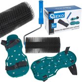 Prikschoenen om door natte coating, gietvloeren of egaline te kunnen lopen