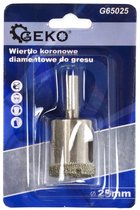 GEKO Diamantboor voor tegels - 25mm - Set van 2 - Geschikt voor nat boren