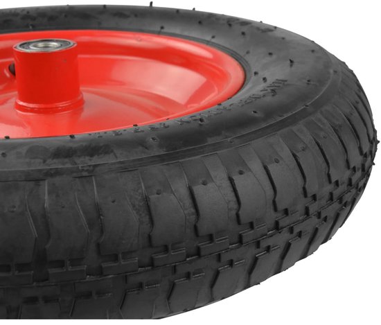 GEKO Rubber wiel - 3.50-8 - Stabiel & Duurzaam - Inclusief as van Geko — afbeelding 5