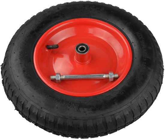 GEKO Rubber wiel - 3.50-8 - Stabiel & Duurzaam - Inclusief as van Geko — afbeelding 3