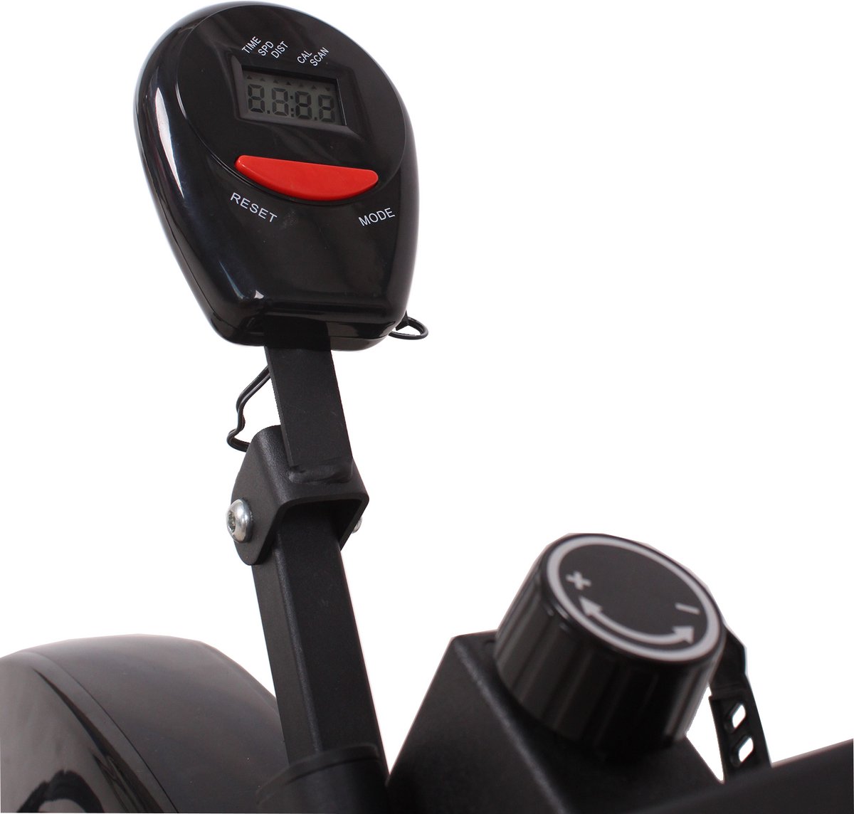 Afbeelding 2 van AJ-Sports Desk Bike met Rugleuning - Stoelfiets - Hometrainer - Fitness Fiets - 8 Weerstandniveaus + LCD Scherm