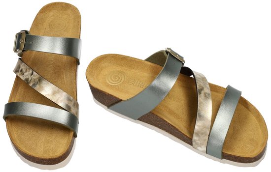 Dr Brinkmann - Femme - métallisé - pantoufles et mules - pointure 36