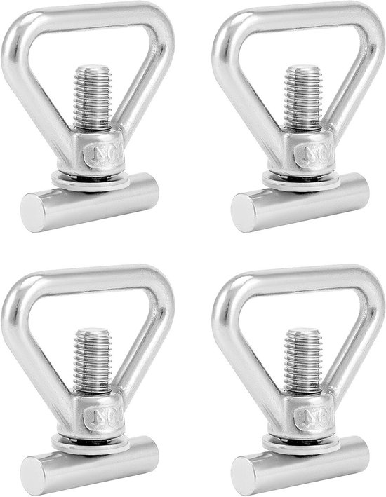 Set van 12 sjorogen voor het vastzetten van de lading, veilige sjorringen voor bagage, M8, compatibel met VW T5, T6, T6.1, Bully Multivan California Beach Caravelle