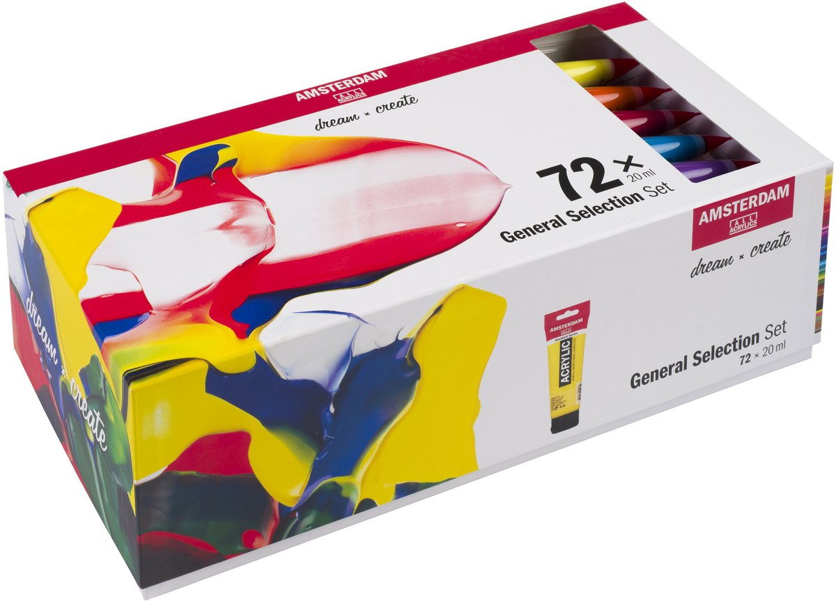 Amsterdam Standard Series acrylverf algemene selectie set | 72 × 20 ml — afbeelding 7