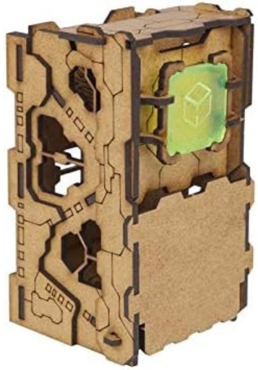 Zylo® Dice Tower - Dobbeltoren - Dobbelsteen Toren - 30x21x2cm - Veelkleurig