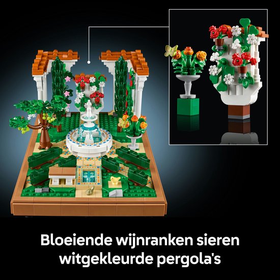 Jardin d'icônes LEGO avec fontaine - 10359