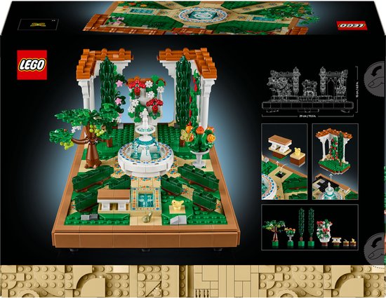 Jardin d'icônes LEGO avec fontaine - 10359