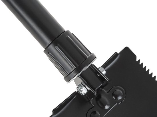 GEKO 2-in-1 opvouwbare survival schep - compact - verstelbaar - zwart van Geko — afbeelding 3
