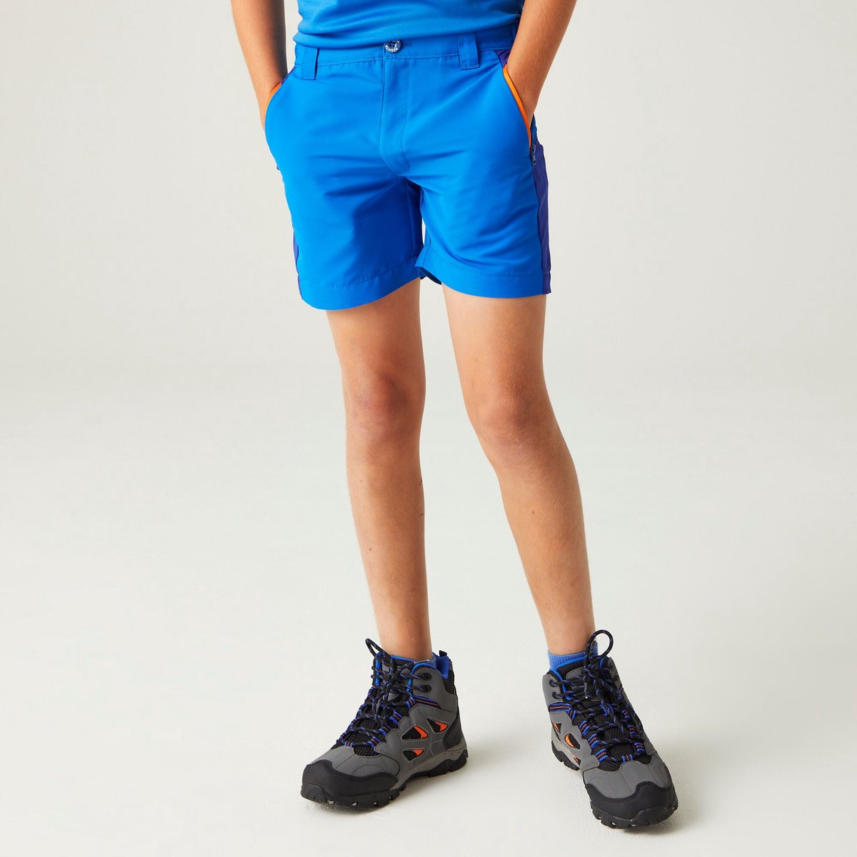 Short Hiking Kinderen Waterafstotend Lichtgewicht Sorcer Mountain Iii Blauw