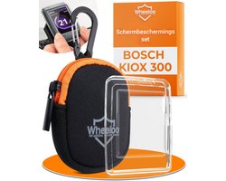 Wheeloo Bosch Kiox 300 Displaybeschermings Set I Beschermhoes voor E-Bike I Transparant & Waterafstotend I E-Bike Display Bescherming Accessoires E Bike