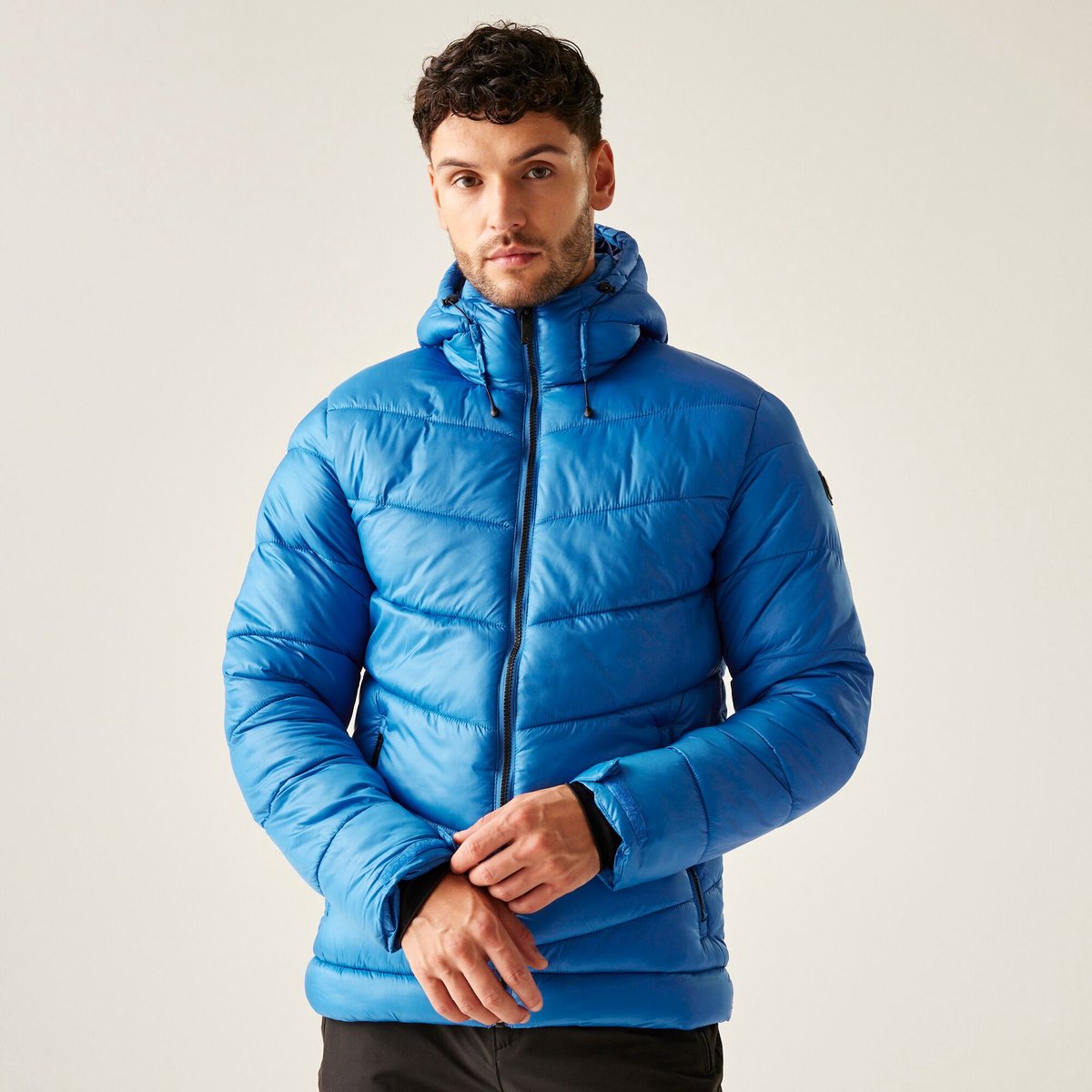 Gevulde Jas Hiking Heren Waterafstotend Gerecycled Toploft Ii Blauw