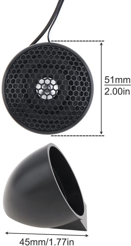 DriSentri Auto Lautsprecher 5 Zoll 400W - Koaxial Lautsprecher Für Autotüren