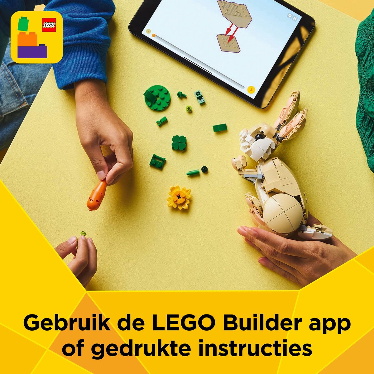 LEGO Creator 3in1 Lief konijn dieren - 31162 — afbeelding 3