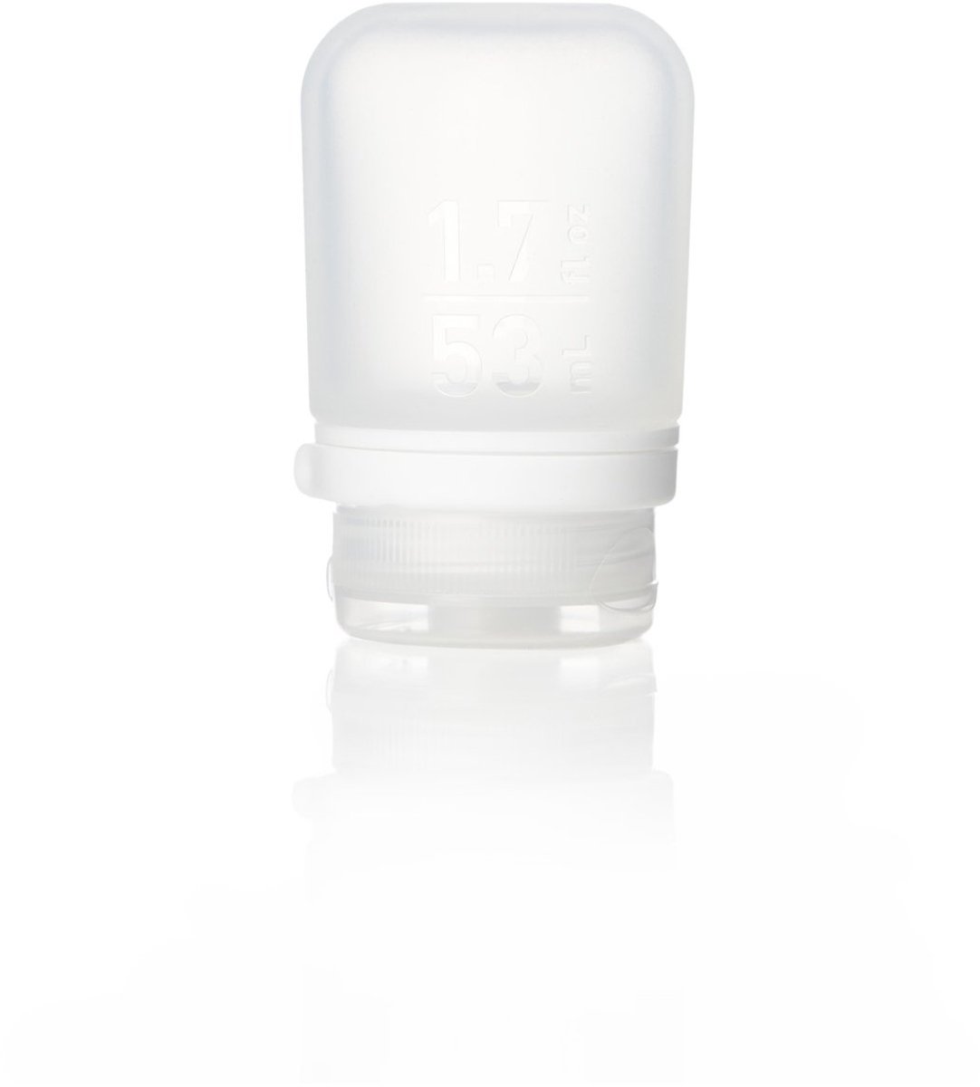 Human Gear - gotoob+ - reisflesje - flacon - herbruikbaar - lekvrij - lichtgewicht - small - 53ml - clear