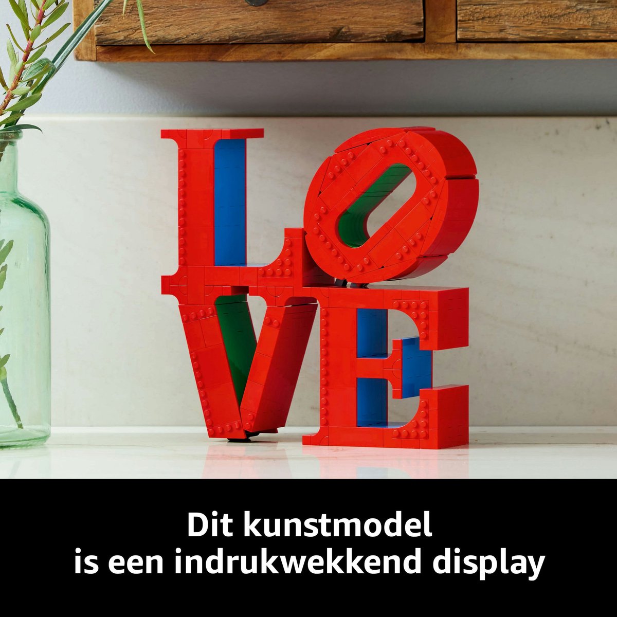 LEGO Art LOVE Woonaccessoire Decoratie Bouwpakket voor Volwassenen, Valentijnscadeau - 31214 – foto 5