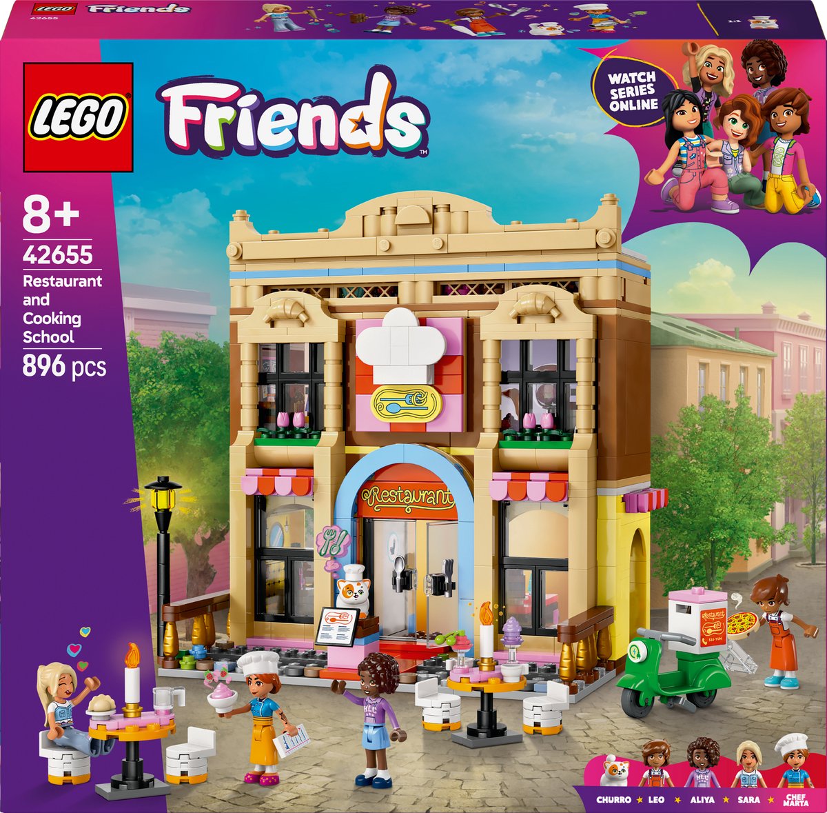 LEGO 42655 Friends Restaurant en kookschool