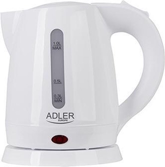 Adler AD 1272 - Waterkoker - 1 liter - Hazelnoot, Wit - 1600 W