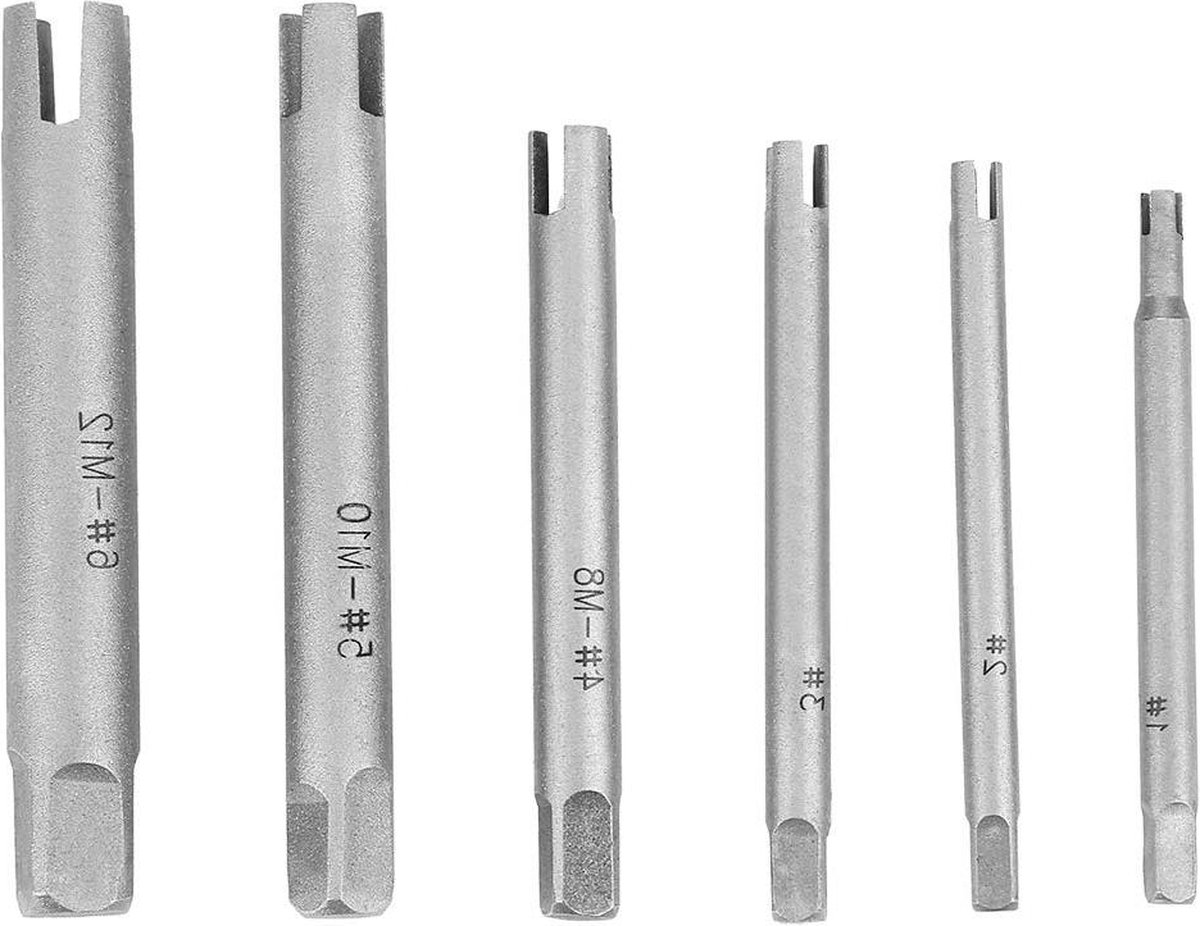Schroef Extractor Set: 5-delige Steel Tap Remover voor gebroken koppen