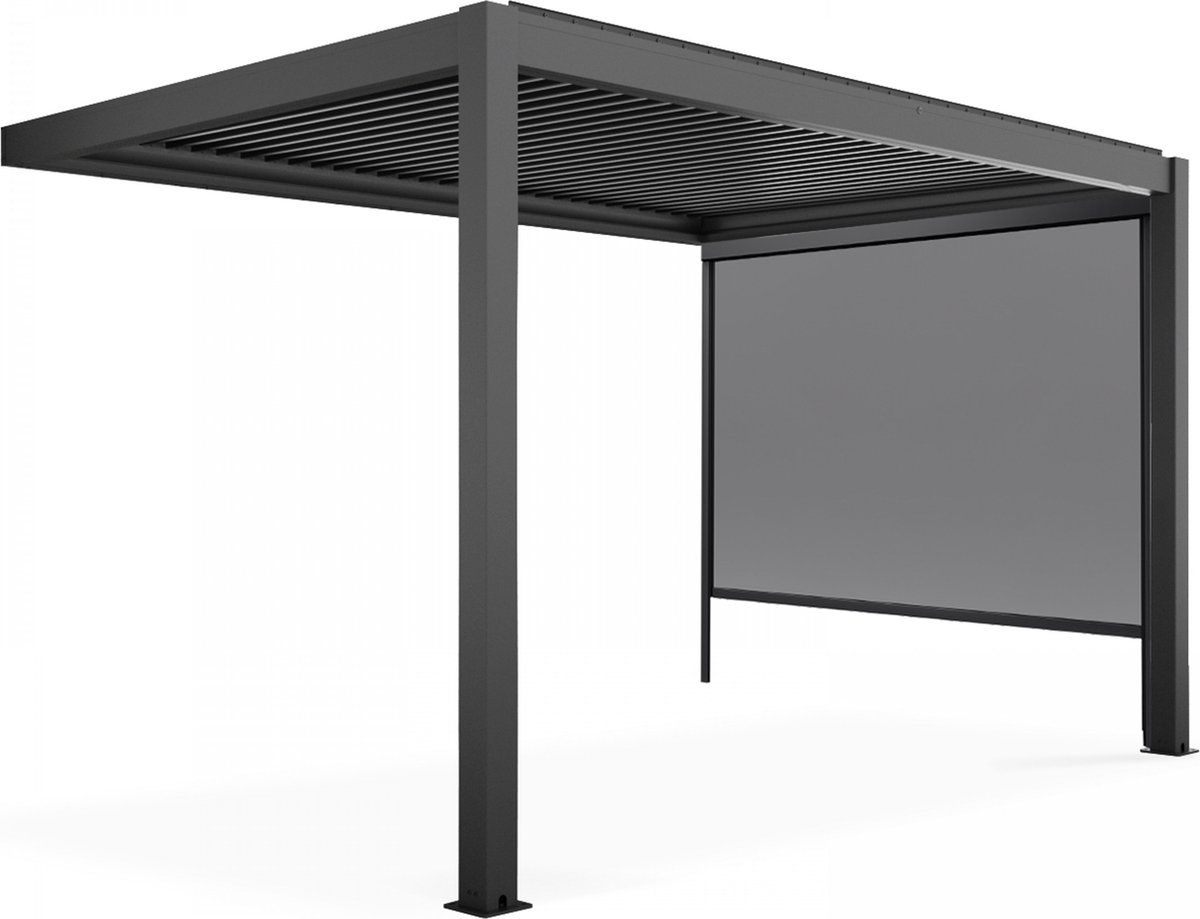 Oviala - Bioklimatologische pergola 3x4m met zonnescherm van 266 x 234m - Oia