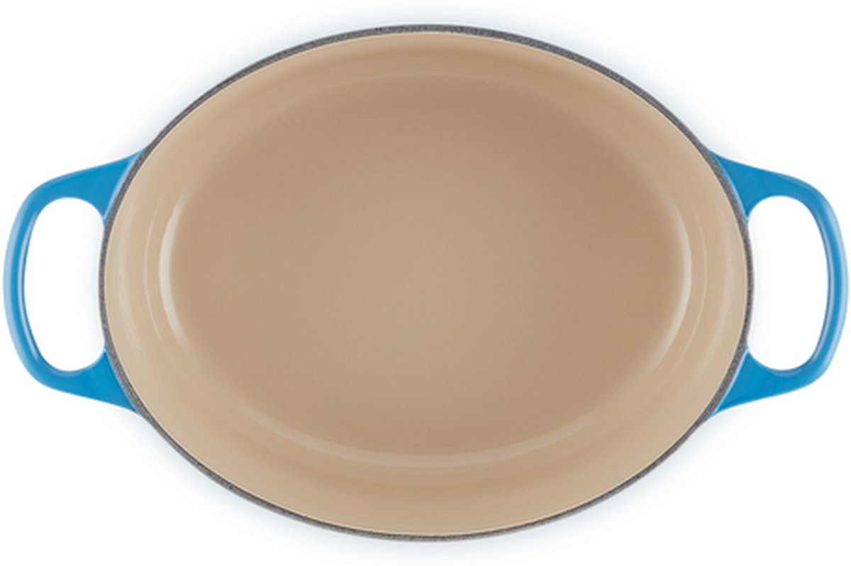 Le Creuset Braadpan Signature ovaal Azure ø 31 cm / 6,3 liter