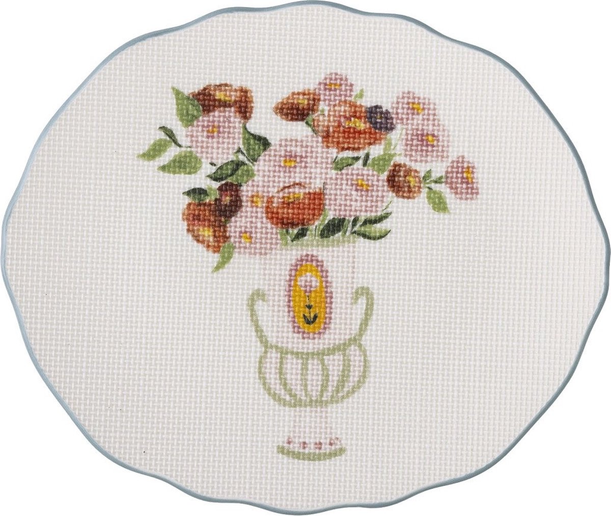 Bloomingville – Dorothy bord blauw 20 x 2 x 17 cm